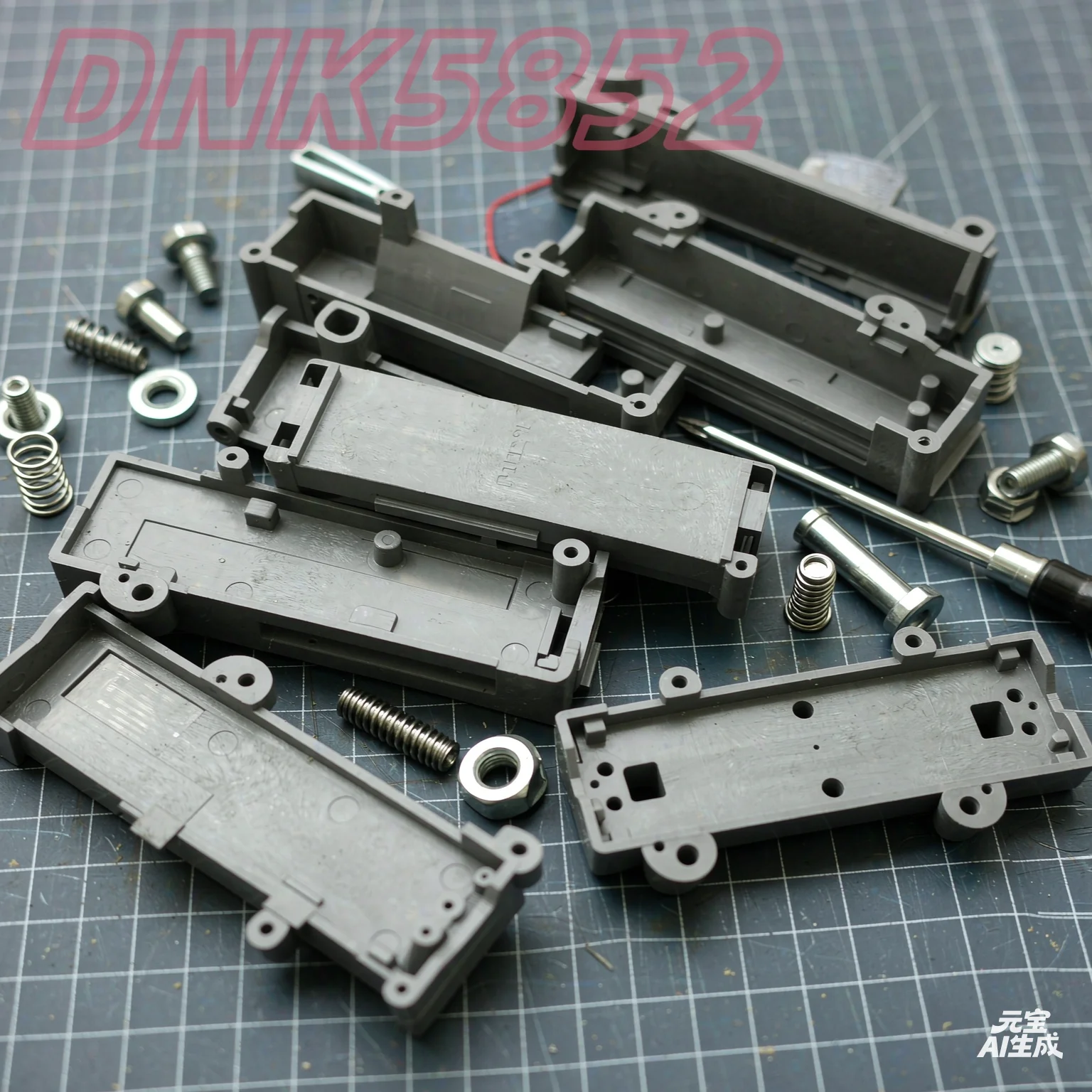 DNK5852 Fader Internal Fixed Slide Rail Plastic Base for Pioneer XDJ-RX3 All-in-One DJ Controller Replacement Part