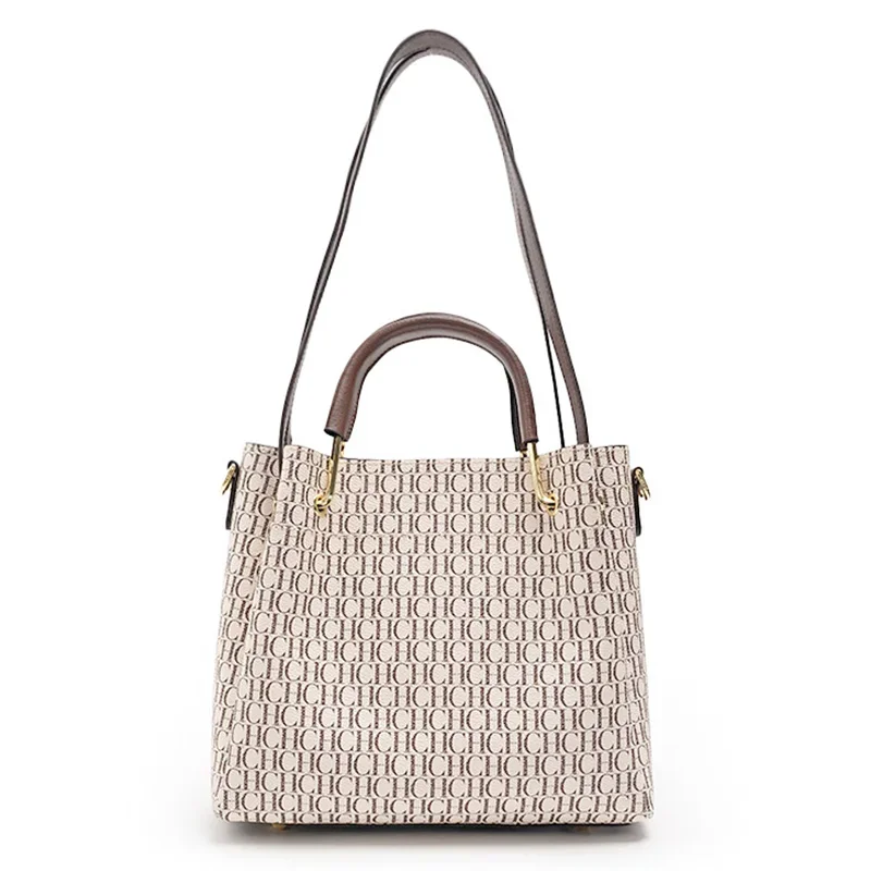 حقيبة كتف نسائية ذات علامة تجارية فاخرة من CH، أنيقة ومتعددة الاستخدامات ذات سعة كبيرة، أنيقة وأساسية #4