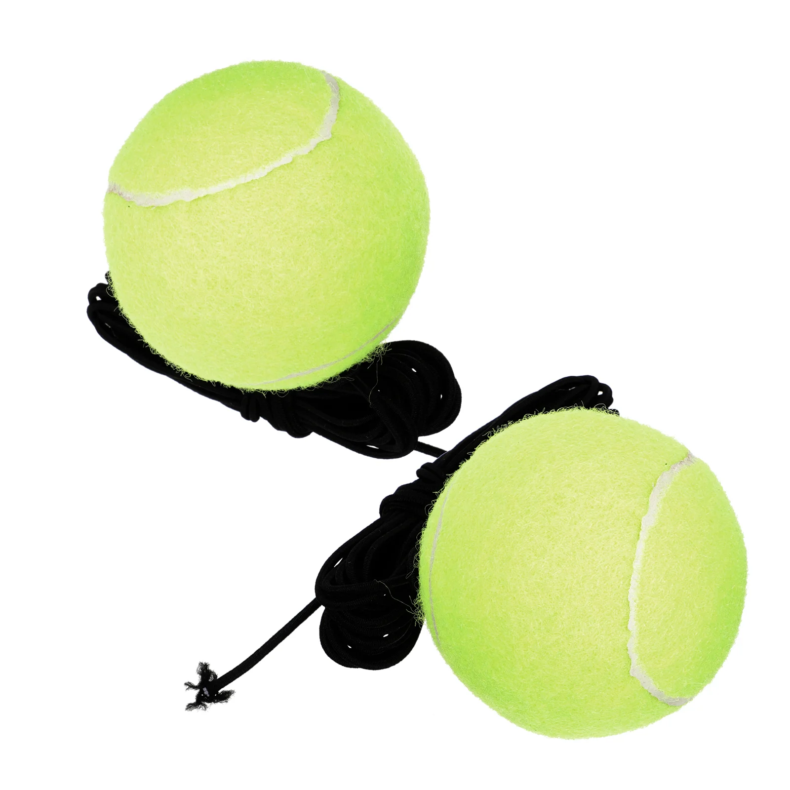 2 Pcs Rope Tennis Outdoor Plaything Training Sports Ball Rubber Dog Tool Individual