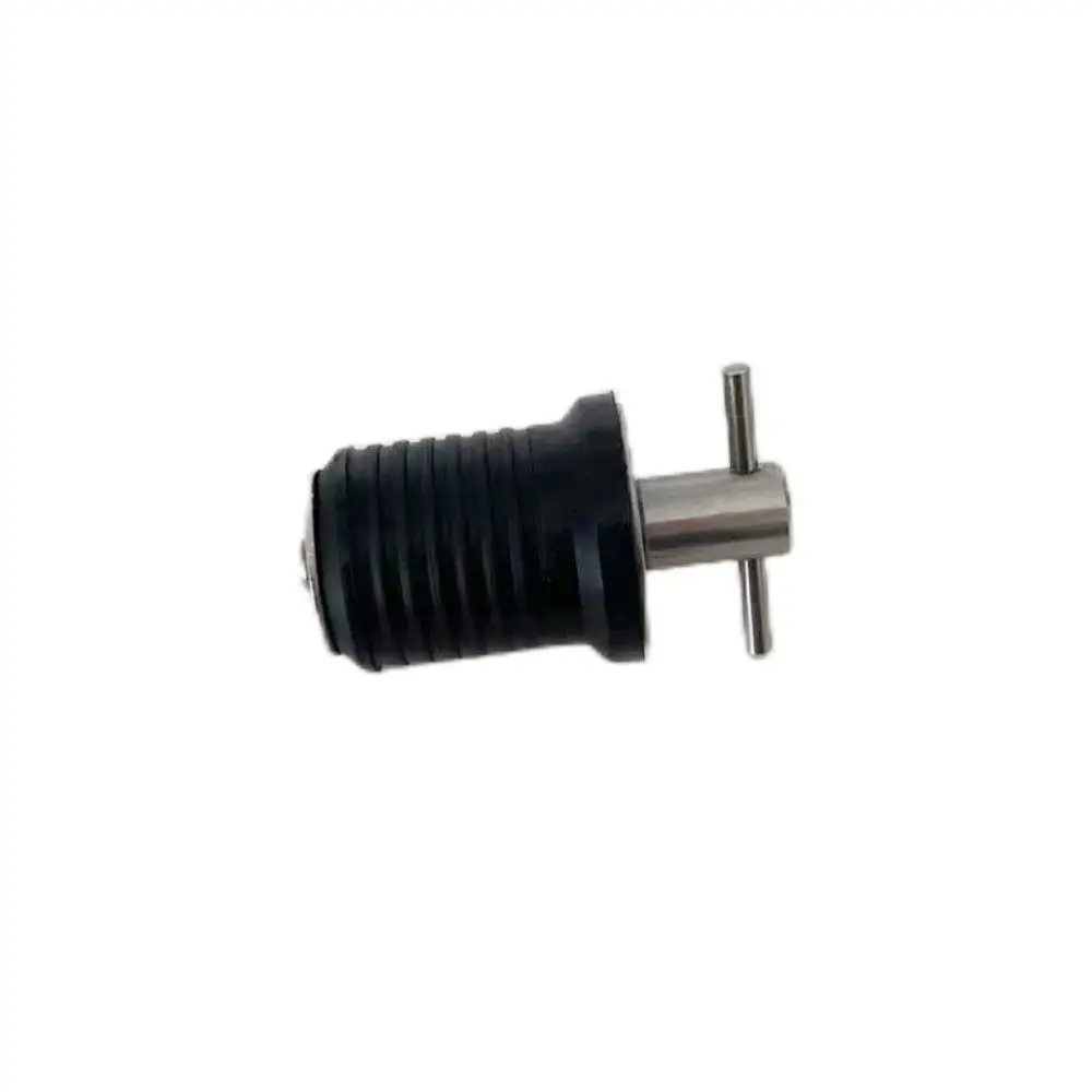 T-Handle Boat Drain Plug Twist -Turn Easy To Install Marine Rubber Plugs Brass/Stainless Steel Handle Lightweight