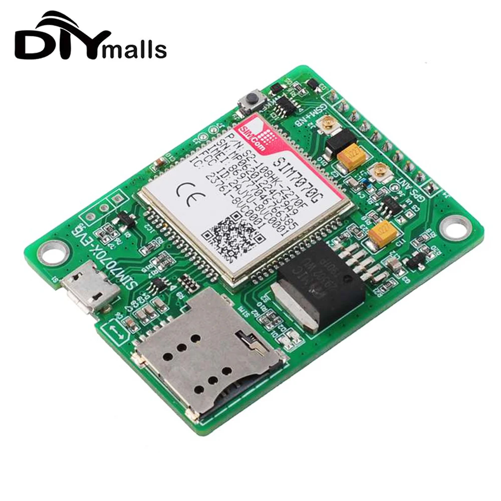 

SIM7070G NB-IoT Module Breakout Expansion Board GPRS GNSS Low cost NB-IOT SIM7070G Testing board for CAT-M for CAT-NB