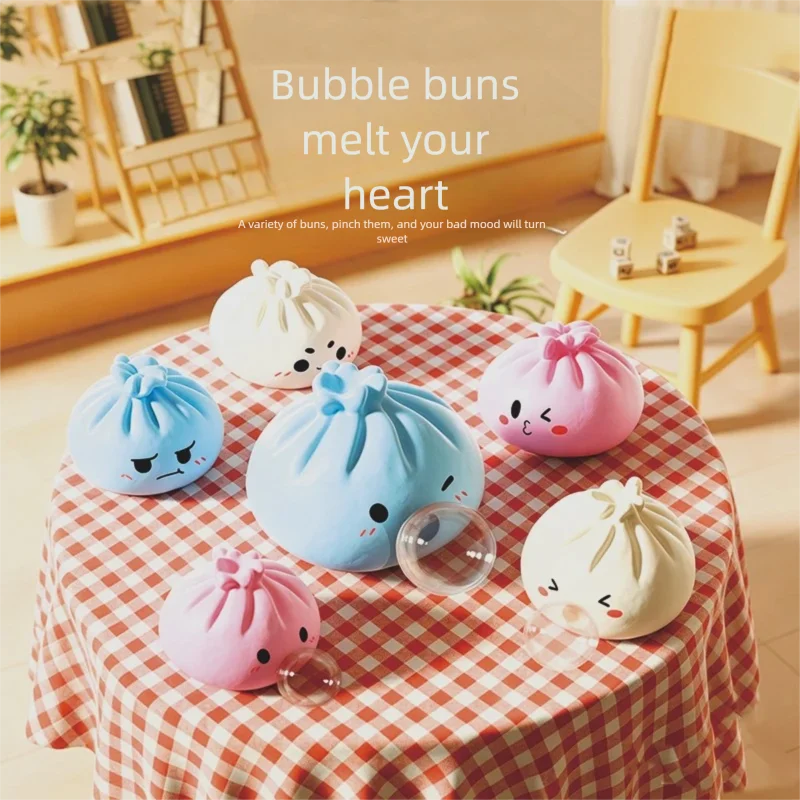 

Cute bun toys sensory stress-relieving toys that alleviate anxiety are perfect as party favors,birthday gifts, and tabletop toys