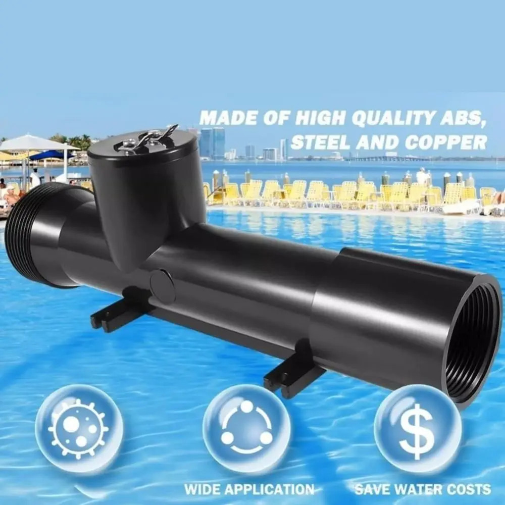

Black 4CH4002-R Pool Cleaner Ionizer Innovative Easy to Install Chamber Replace Swimming Pool Ionizer Chamber Replace
