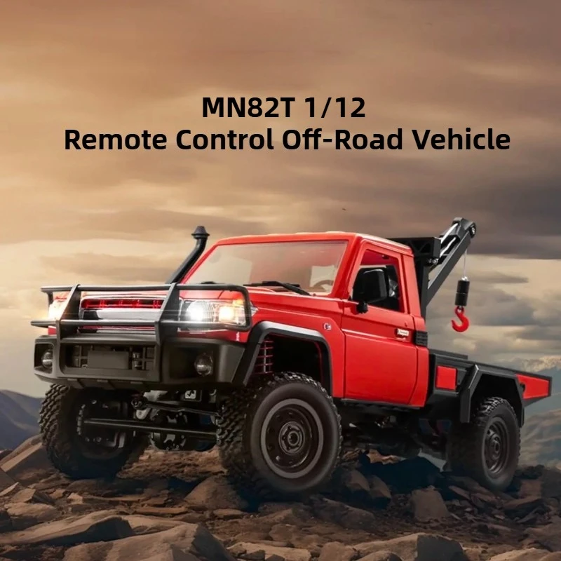 MN82T RC coche 1/12 4WD simulación profesional escalada vehículo de rescate 2,4G grúa de Control remoto eléctrico coche juguete para regalo LC79