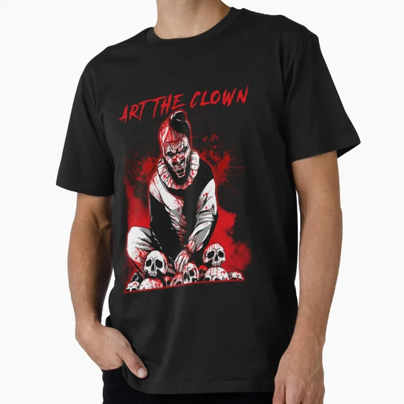 

Vintage Art The Clown killer Terrifier 1225 Vintage horror monster movie Scary haloween Gift t shirt Retro Graphic clothes