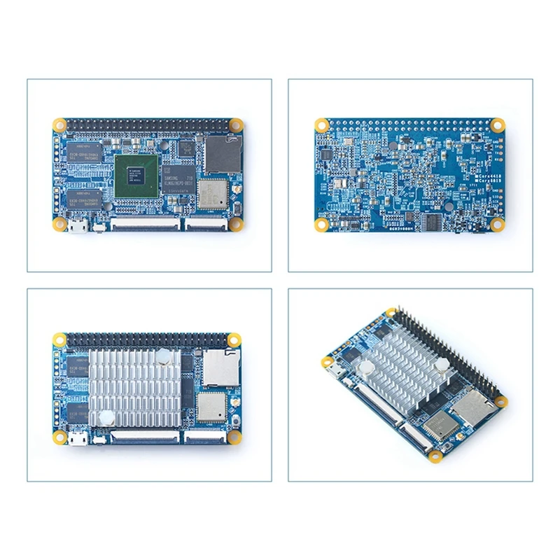 แผงวงจรพัฒนา CORE6818 + แผงระบายความร้อน + S5P6818เสาอากาศ Quad-core 1G + 8G WIFI + BT กิกะบิตพอร์ตอีเธอร์เน็ต lubuntu 7.1.2แอนดรอยด์