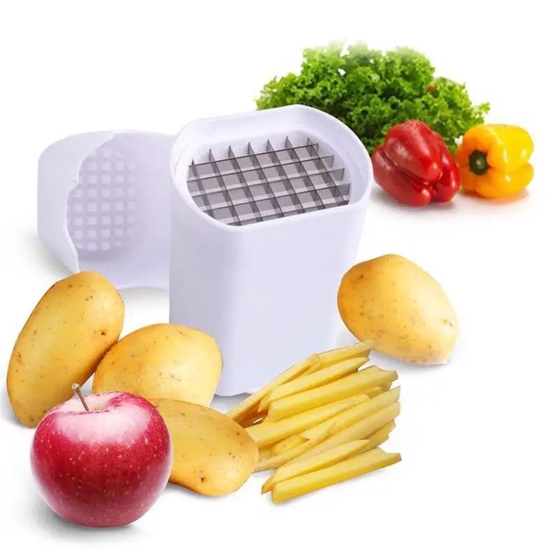 Affettatrice per patate vegetali taglierina per patatine fritte tritatutto strumento per tagliare le patate gadget da cucina frese per patatine