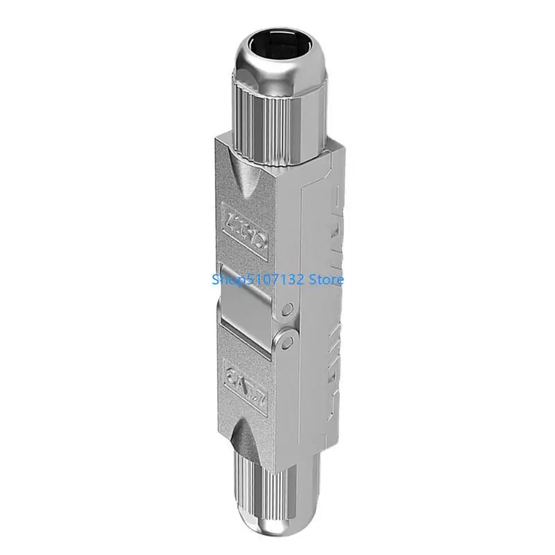 87HD Shielded RJ45 Coupler Ethernet Cable Extender Connectors Compatible for Cat7/Cat6A Cables, Not Required Crimping  Tool