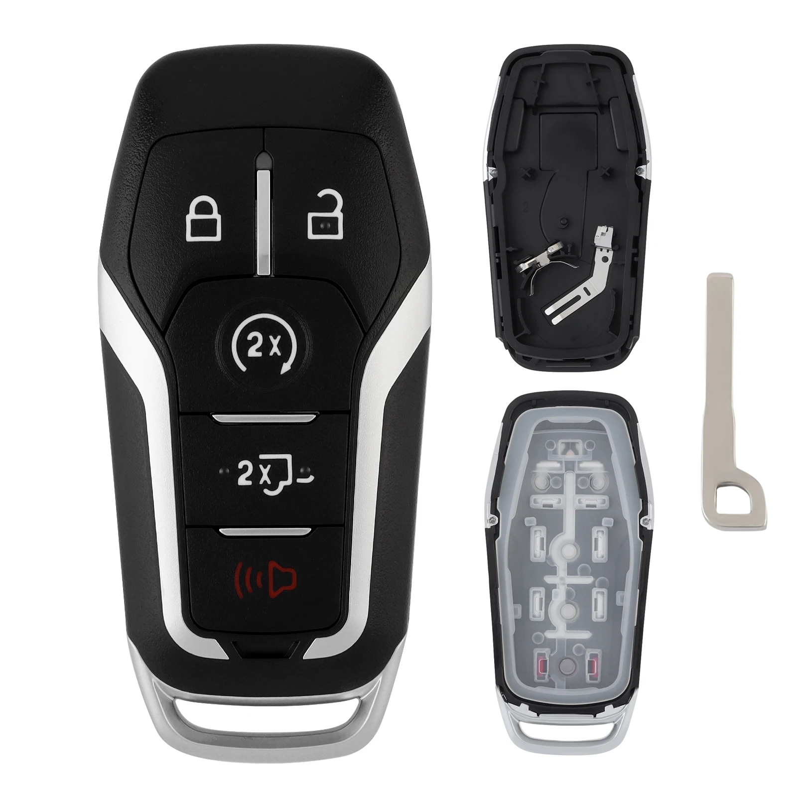 

5 BButtons Keyless Entry Remote Key Fob Shell for F150 / F250