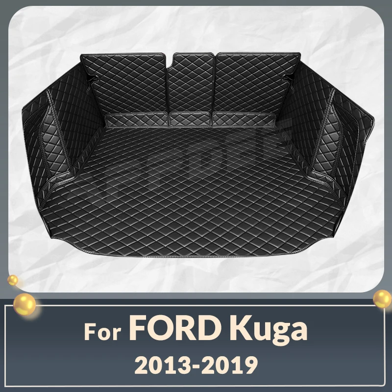 

Auto Full Coverage Trunk Mat For Ford Kuga 2013-2019 18 17 16 15 14Car Boot Cover Pad Cargo Liner Interior Protector Accessories