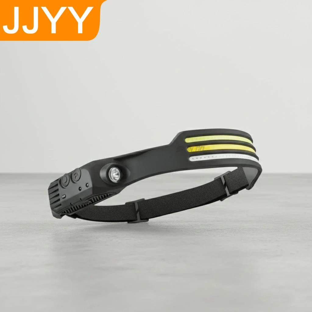 

Portable LED Headlamp 3 Modes 230 Degree Wide Angle Adjustable for Outdoor Camping Hiking Running