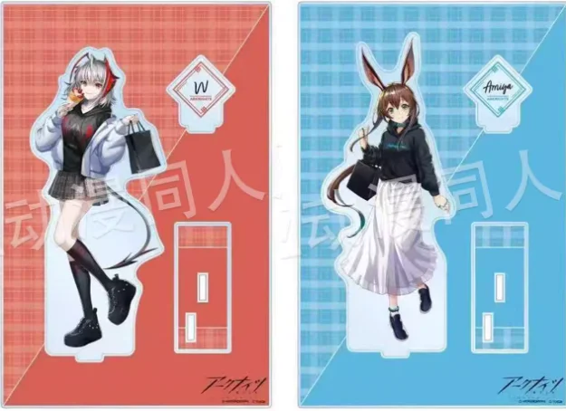 Japanese AnimeArknights Amiya W Acrylic Stand Figure Model Plate Cosplay Collection Desktop Decor Gifts XYZ