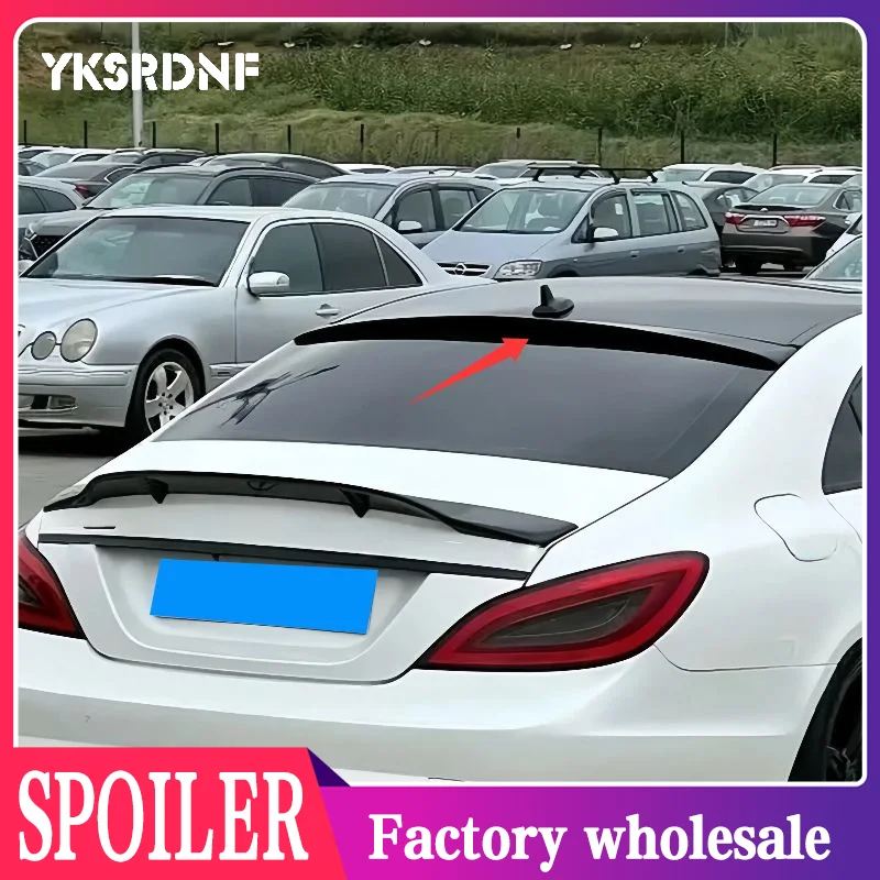 

Для 2012-2017 Mercedes Benz W218 спойлер CLS300 CLS350 CLS63 высококачественный АБС-пластик базового цвета спойлер на крыше заднего окна крыло