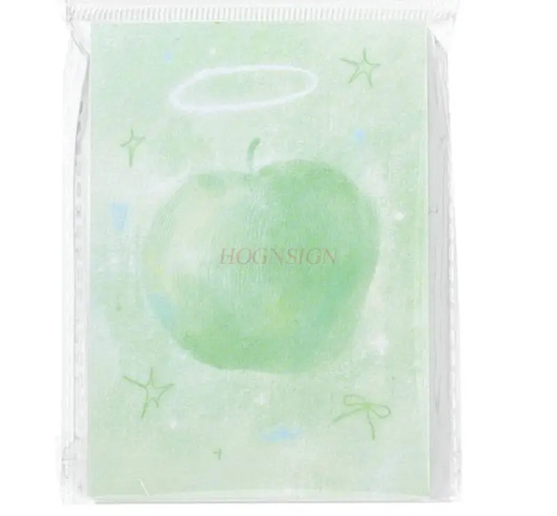 1book Memo book hand drawn small fresh fruit message note book decoration base material paper