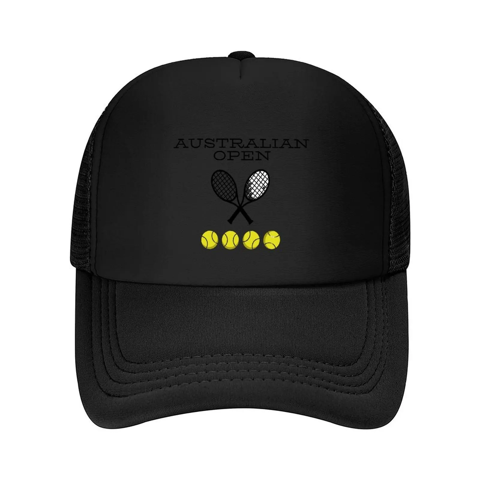 

tennis, australian ao tshirt Baseball Cap Beach Bag Cosplay New In The Hat Streetwear Women Beach Fashion Men's