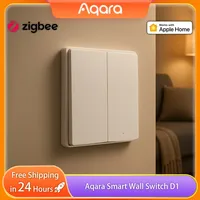 Aqara Smart Wall Switch D1 Zigbee Wireless Light Switch Button Key with Neutral Remote Control for Xiaomi Mijia Mihome HomeKit