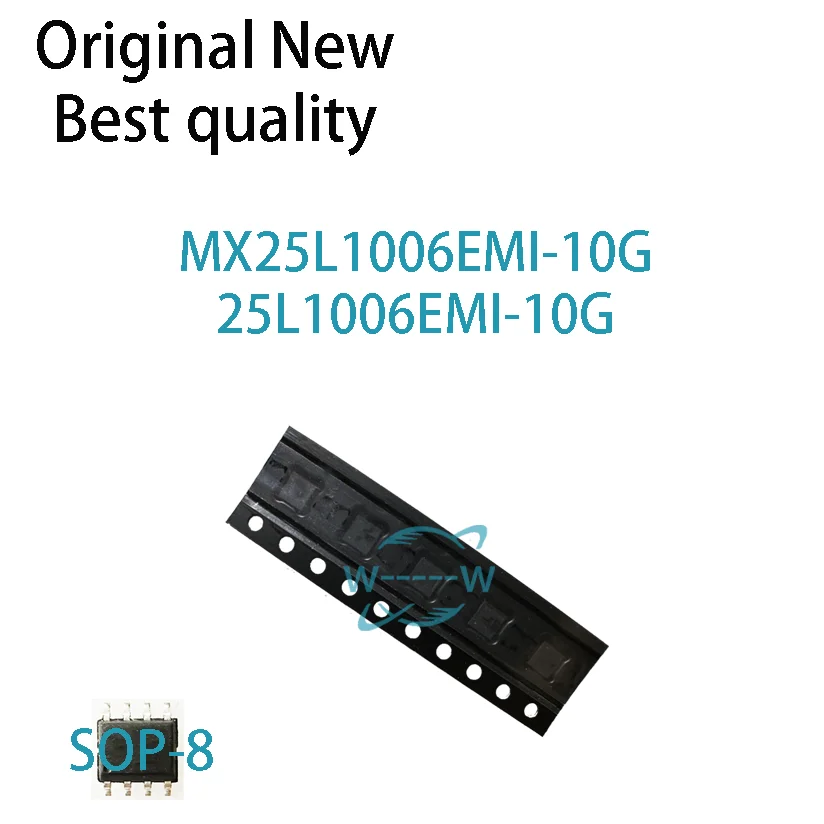 (5-10 PCS)New MX25L1006EMI-10G MXIC 25L1006EMI-10G 25L1006E MI-10G SOP-8 Flash memory IC Chip electronic