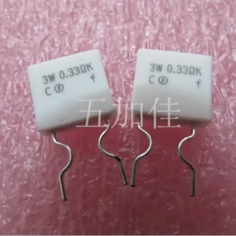10-100pcs Japanese RGC3W 0.33R 0.33 Ω K ceramic cement resistance audio fever level