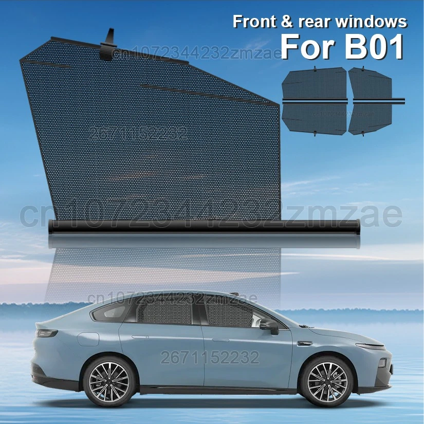 

Car Sunshade For Leapmotor B01 2025, Retractable and Foldable Side Window Visor Anti UV Protection, Car Sunshade Accessories