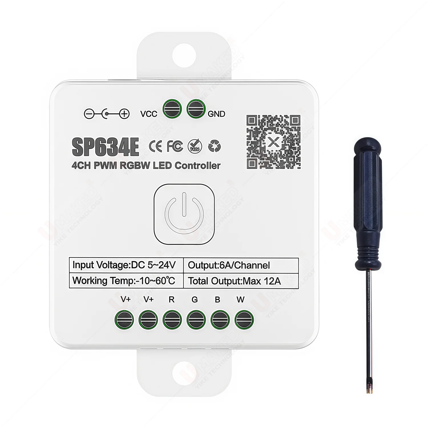 1pc SP633E SP634E RB3 RC3 DC5-24V 3/4CH PWM RGB RGBW Controller Dimmer Remote LED Controller Blue-tooth APP For RGB/RGBW Strip