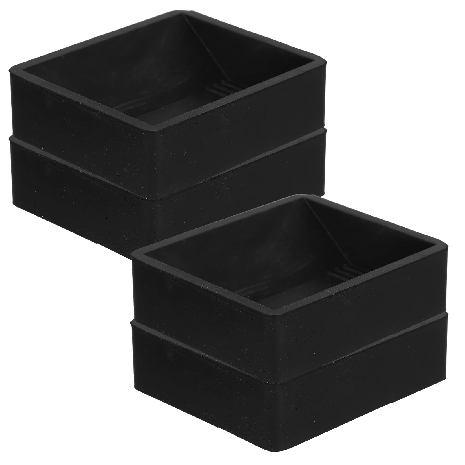 

4Pcs Non-Slip Caster Cups for Beds Sofas Chairs Black Floor Protectors Quick Installation Versatile Application