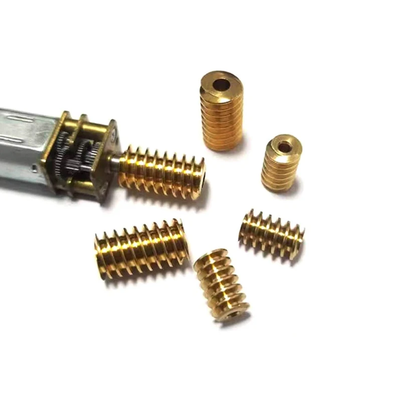 10PCS Modulus 0.5M Copper Gear Parallel Shaft Transmission Connector Hole Dia 2mm/3mm for RC Car Model Shafts Pinion