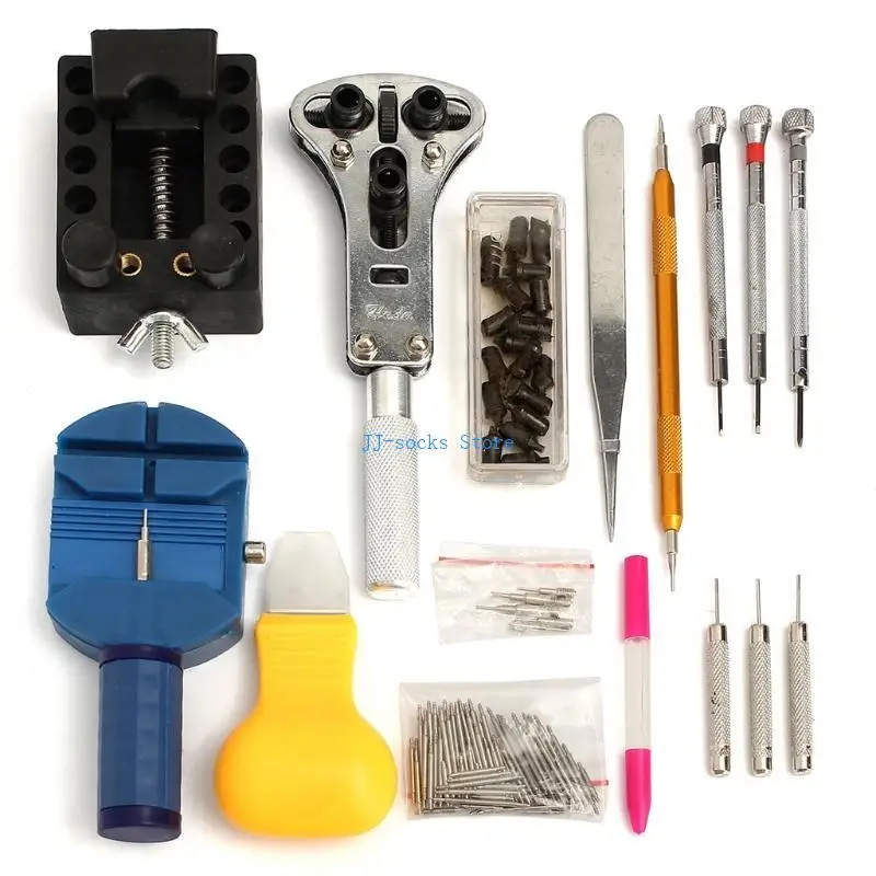 37JB 144Pcs Watch Back for Case Opener Remover Repair Screwdriver Watchmaker Tool