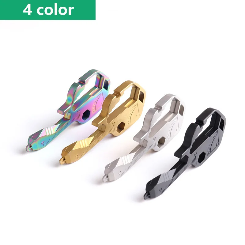 24 in 1 Multitool Key Stainless Steel EDC Keychain with Screwdriver/Bottle Opener Portable Outdoor Camping Gear & Home Tools