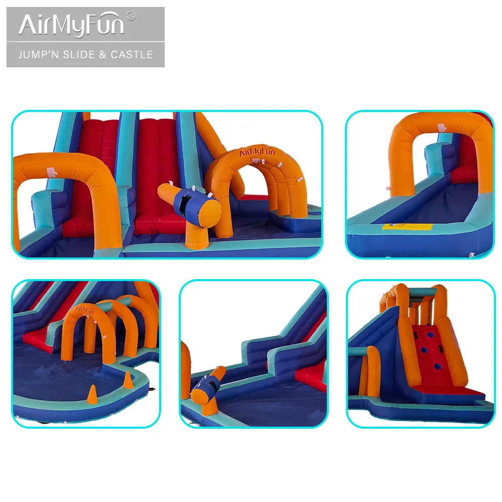 Factory New Arrival Double Water Slide Inflatable Bouncing Castles Inflatable Jumping Castle Bouncy Bounce House for Kids
