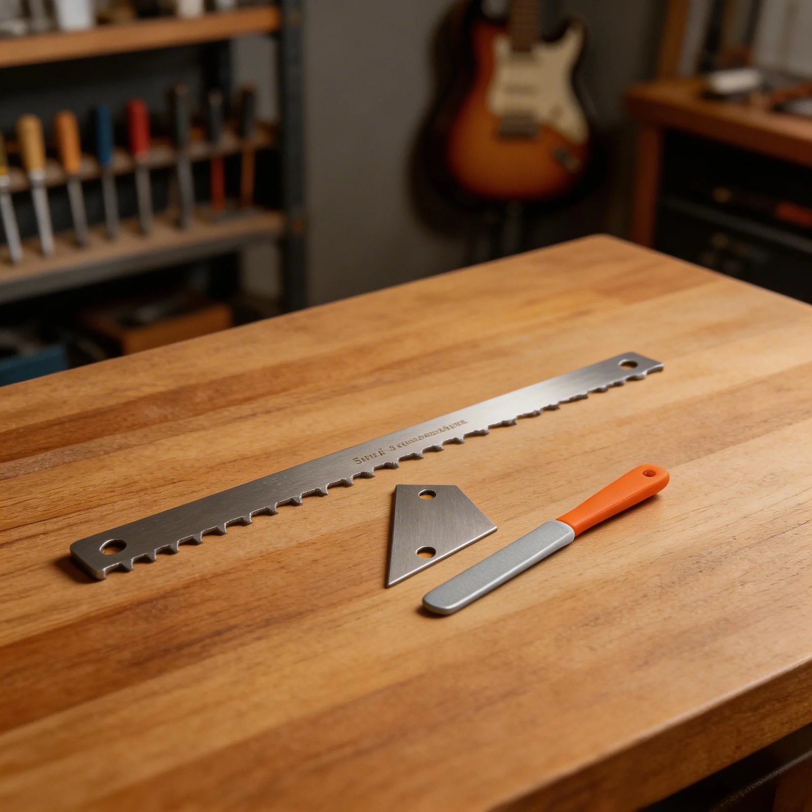 Sanding Beam Tool Guitar Luthier Tool Silver Ergonomic Rubber Handle Precision Fretwork Rust-proof Aluminum Alloy
