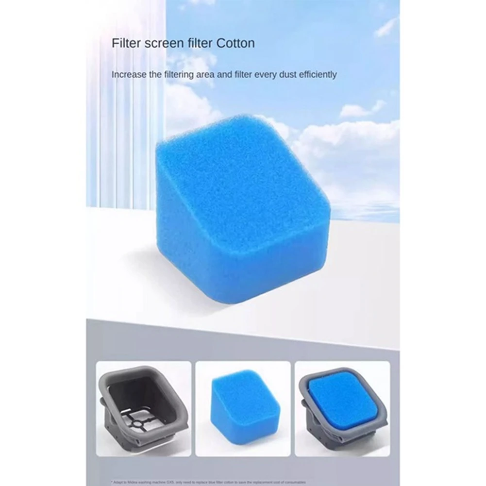 BISM 6PCS Parti di ricambio per Midea Gx5pro/X6 Pro/G9/G9pro/GX5H Parti per aspirapolvere Spazzola a rullo principale Spugna filtro