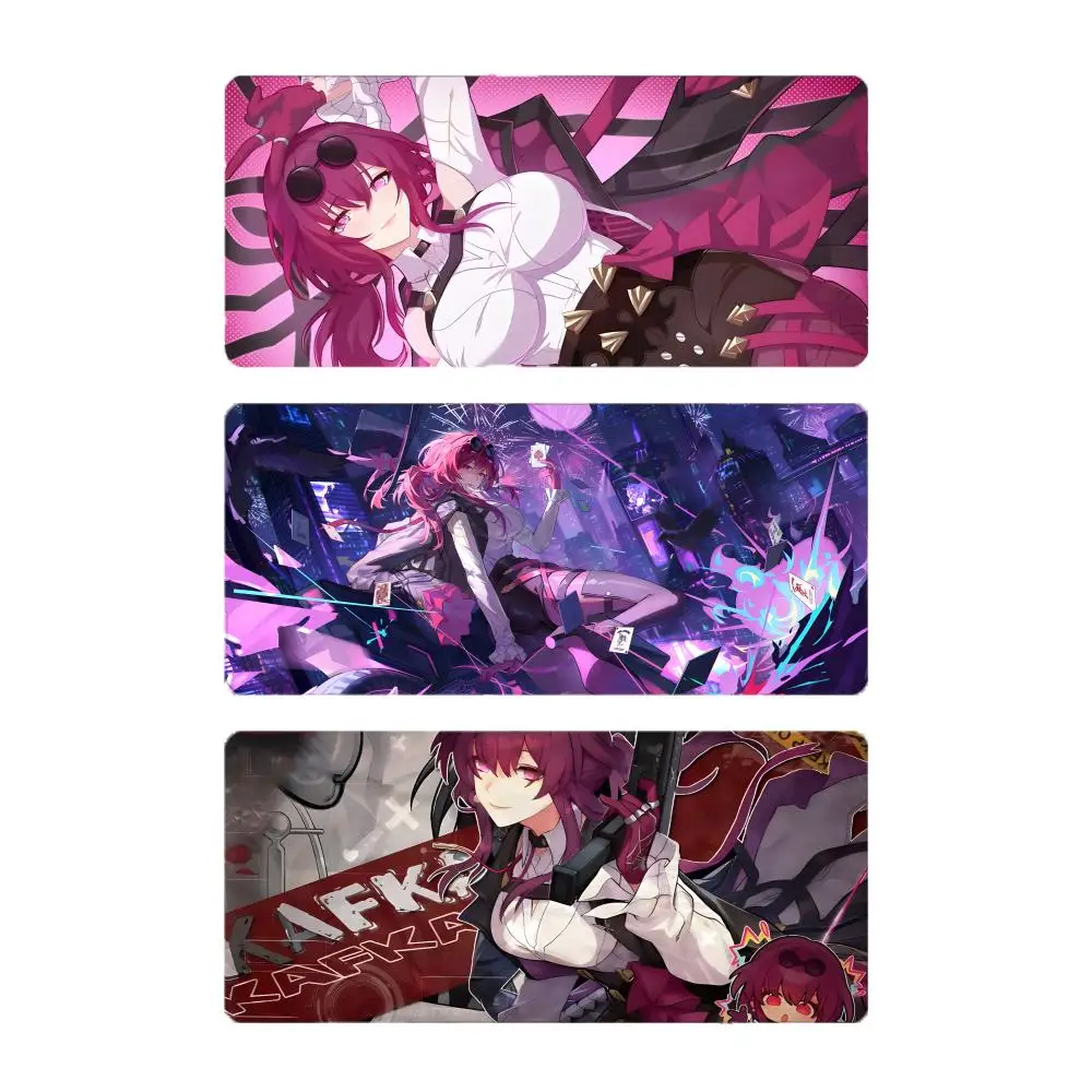 game character H-Honkai Star Rail Kafka Mouse Pad Large Gaming Mousepad with Stitched Edges Thickened Desk Mat PC
