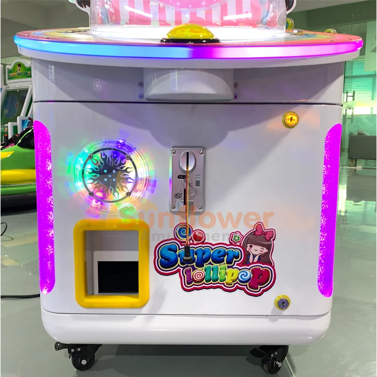 Hot Sale Shopping Mall Super Lollipop Indoor Coin Operated Games Vending Machine