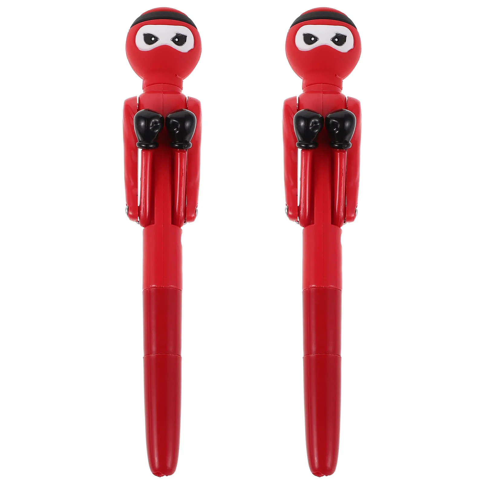 

2pcs Boxing Themed Student Pens Punching Design Ballpoint Pen For School Office Fillers Goodie Bag Present Stocking Stuffers