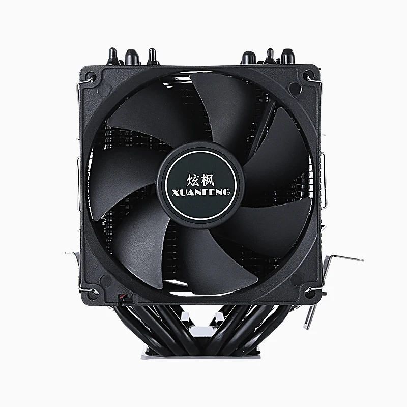 Ventilador enfriador de procesador x79 x99 4 pines/PWM PC enfriador de aire 6 tubos de calor Torres gemelas CPU LGA2011 2066 AMD 1200 115x 1700 1366 am3 am4 am5