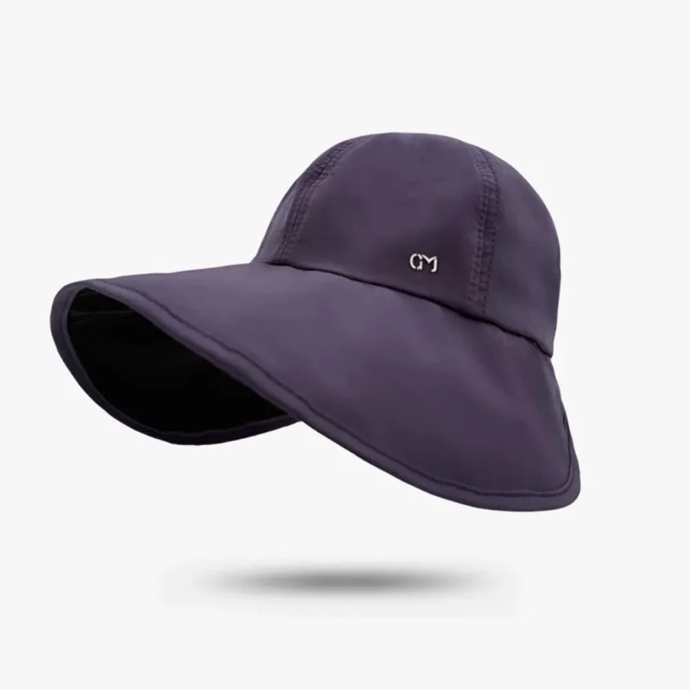 Trendy Wide Brim Women's Sun Hat Quick-drying Foldable Fisherman's Hat UV Protection Waterproof Cycling Cap Summer Outdoor