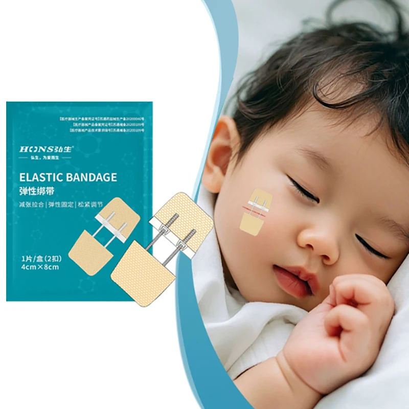 1Pcs Zipper Tie Wound Closure Patch Portable Fast Suture Hemostatic Patch Elastic Bandage Outdoor First Aid Tool Skin Care