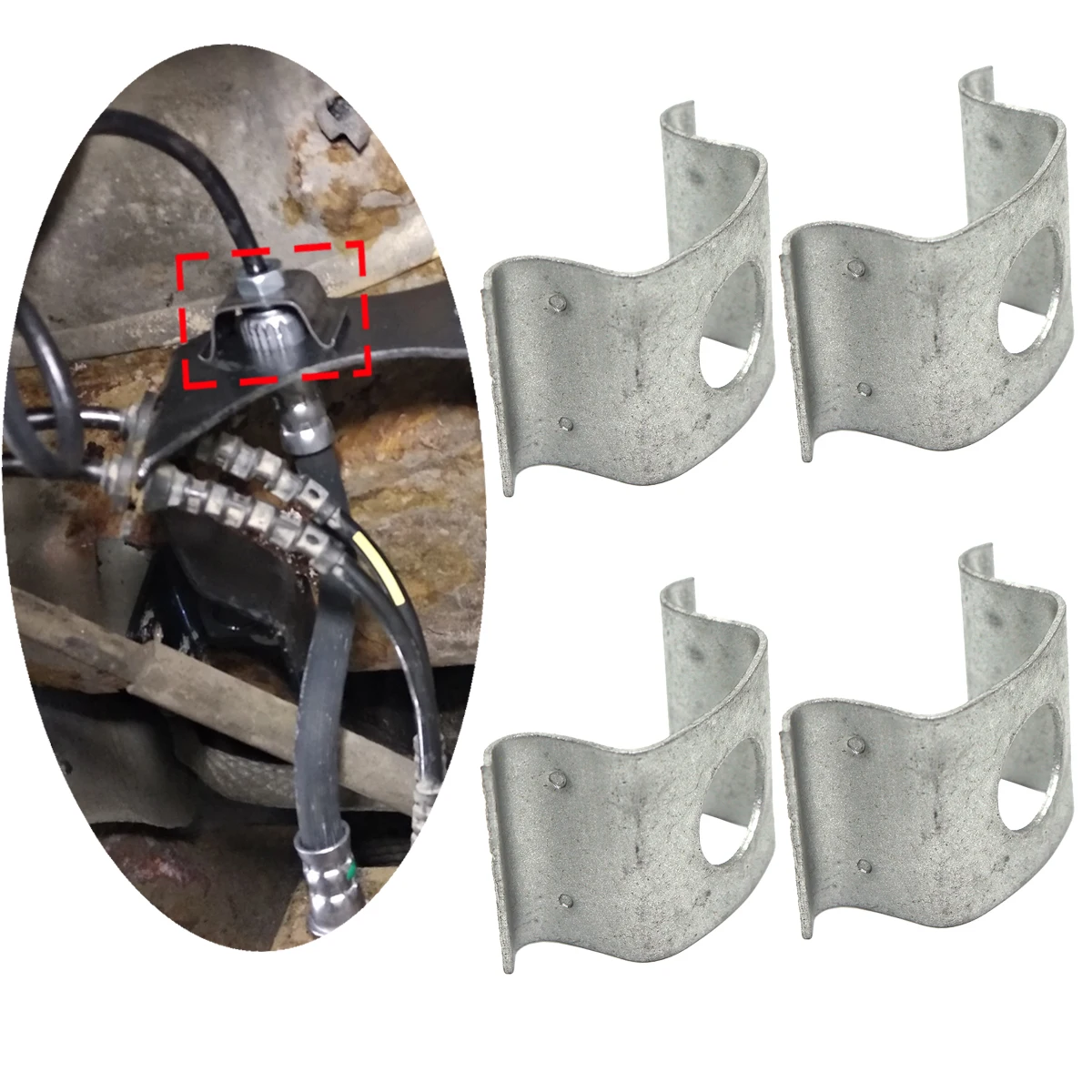 

Car Brake Hose Line Fixing Securing Clips Bracket Retaining Rivets Spring Repair Replacement Accessories For BMW 3 Mini Renault