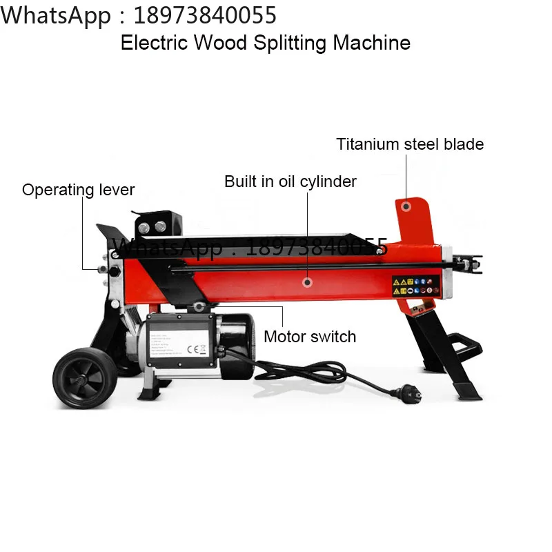 

Electric Wood Splitting Machine 4T 6T 8T Wood Splitter Wood Chopping Machine Household Firewood Splitting Artifact