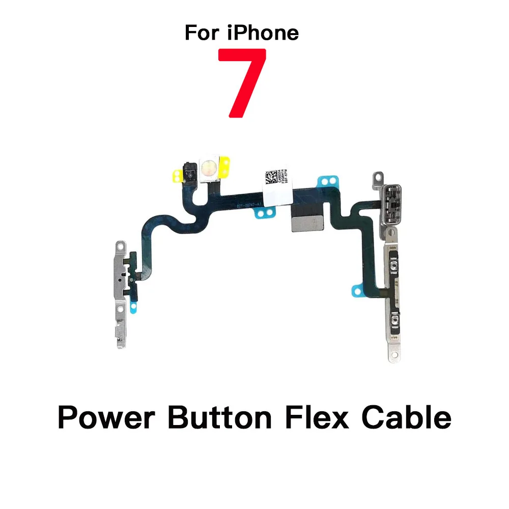 Power On OFF And Volume Button Flex Cable Replacement For iPhone 7 8 Plus X XR XS Max