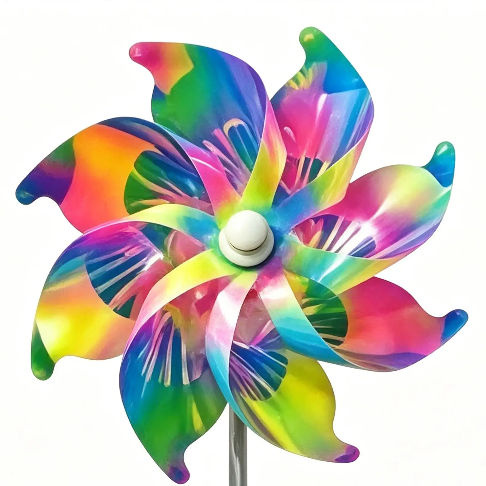 Wind Spinner Solar Light Waterproof Outdoor Colorful Pinwheel Wind Spinner Garden Stake For Outdoor Backyard Lawn Patio Balcony - view 5