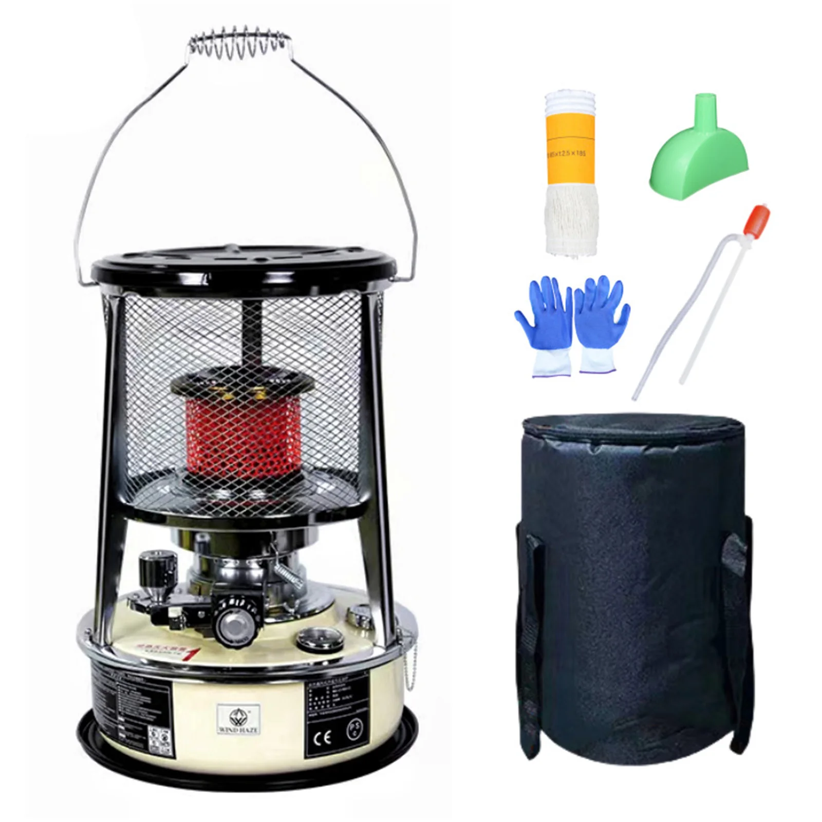 Outdoor Camping Kerosene Oil Heater Multifunctional Kerosene Stove Adjustable Flame Kerosene Burner Extremely Cold Camping Stove