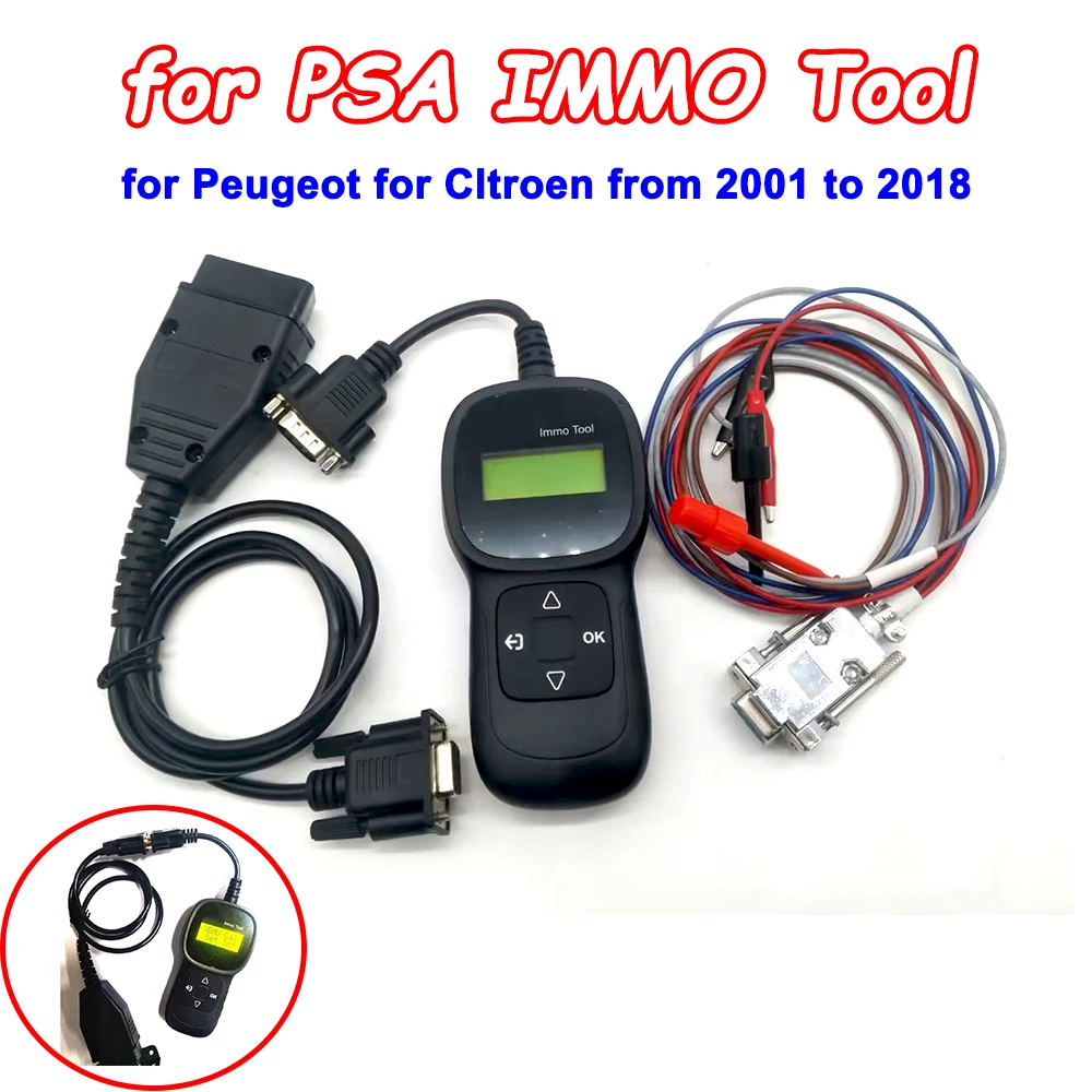 

for PSA IMMO Tool Pin Code Mark Key Simulator for Peugeot Cit-roen Caculator Program Accessories IMMO Emulator Reader VS FNR