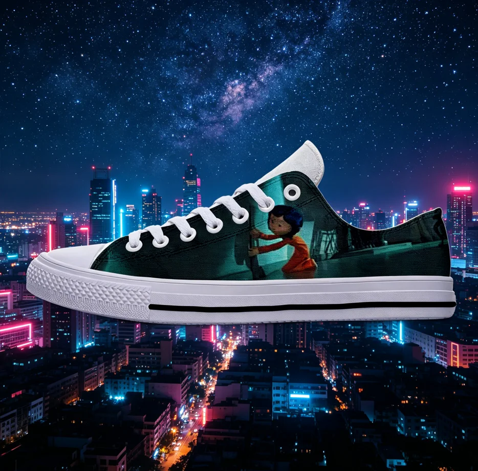 

Coraline Character Logo 3D Printed Running Shoes Unisex Soft Sole Comfortable Breathable Trendy Street Fashion Outdoor Sneakers