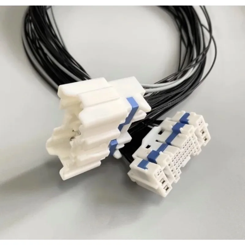 2PCS 6099-0195/6099-0196 Original 42-hole automotive connector plug housing jacket wiring harness