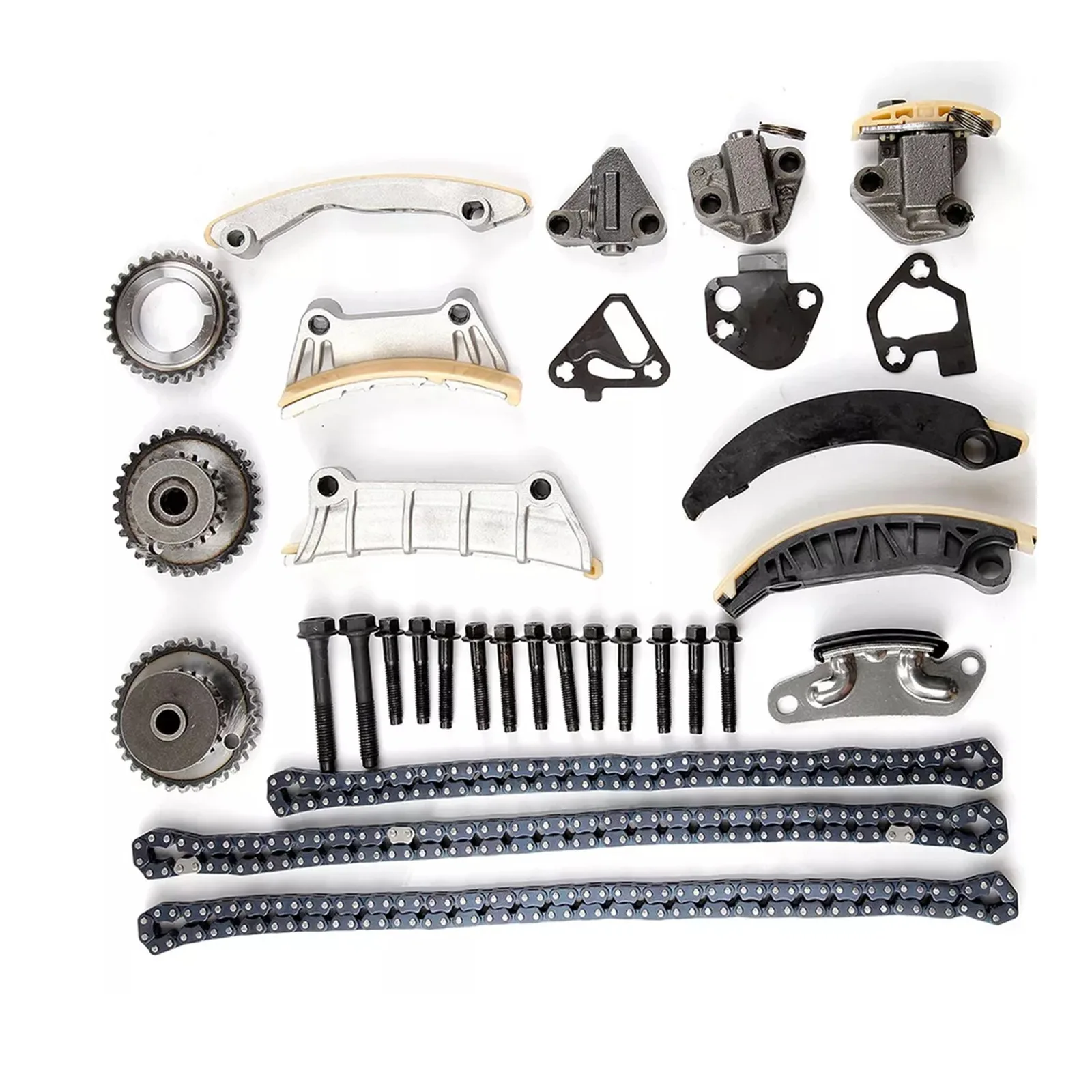 

Для 07-08 GMC Acadia SLE 3.6L полный комплект прокладок комплект цепи ГРМ водяной насос