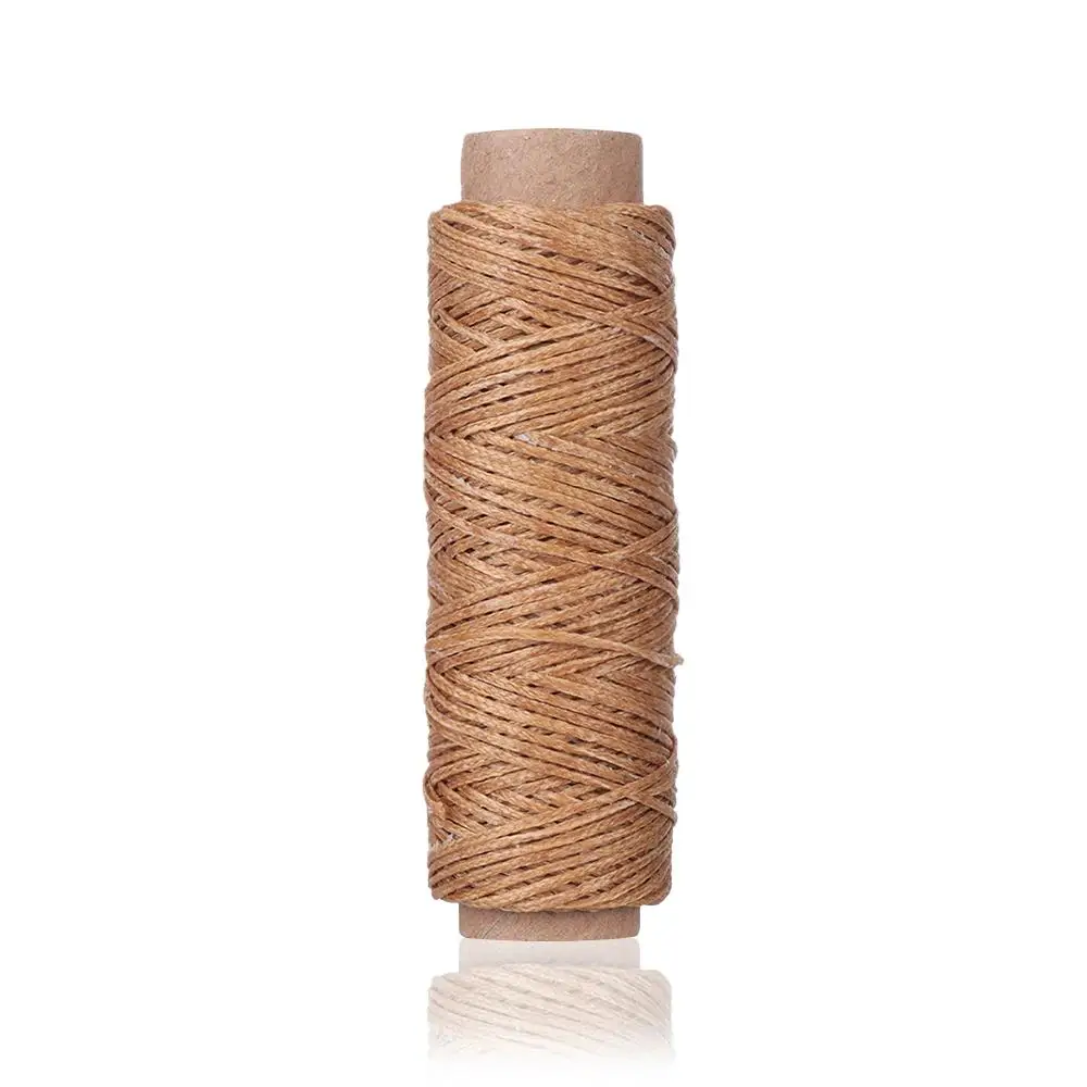 30m/roll Waxed Thread Cotton Cord String Strap Hand Stitching Thread for Leather Handicraft Tool Material Accessories