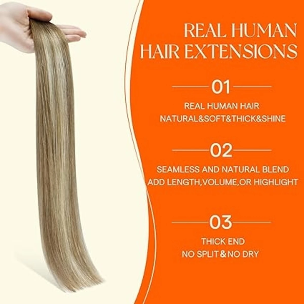 [NEW] Full Shine Invisible Tape In Hair Extensions 100% Remy Hair Straight Double Sided Natural Injection Tape ins For Women