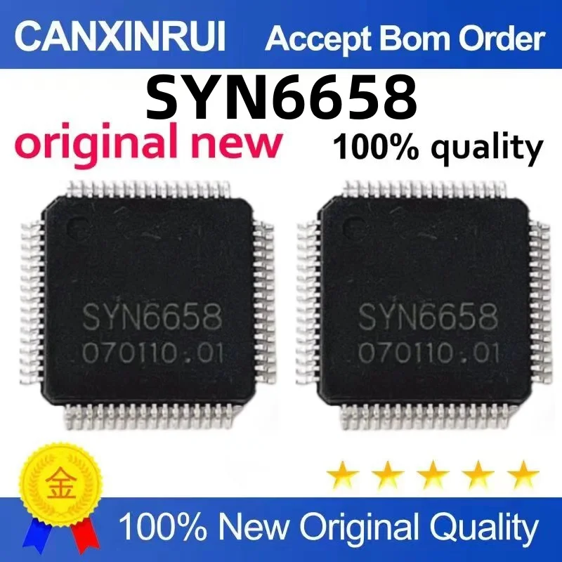 

Brand new original SYN6658 Chinese speech synthesis chip with natural and smooth voice LQFP64 chip