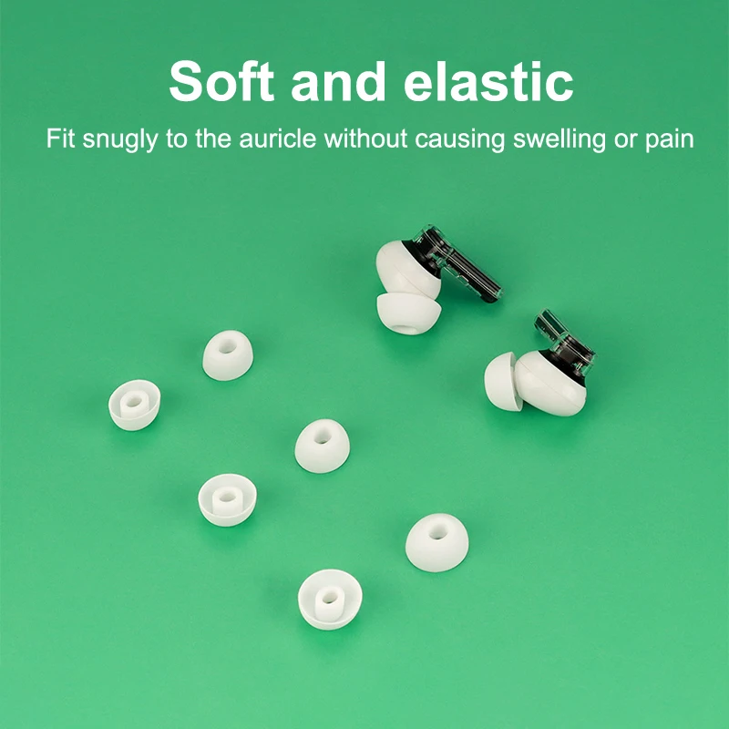 6Pcs Silicone Ear Tips Replacement Earplugs For Nothing Ear Bluetooth Headset TWS Tips Headphones Earplugs Soft And Elastic